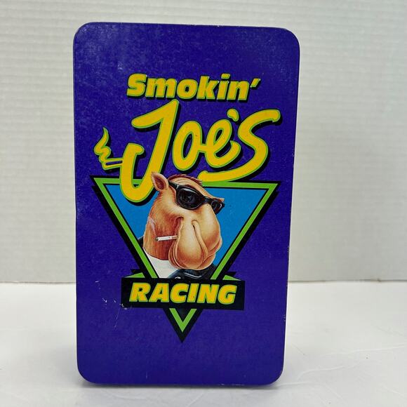 Vintage 1994 R.J. Reynolds Smoking Joe Racing Collectors Tin 7" x 4" - Picture 1 of 7